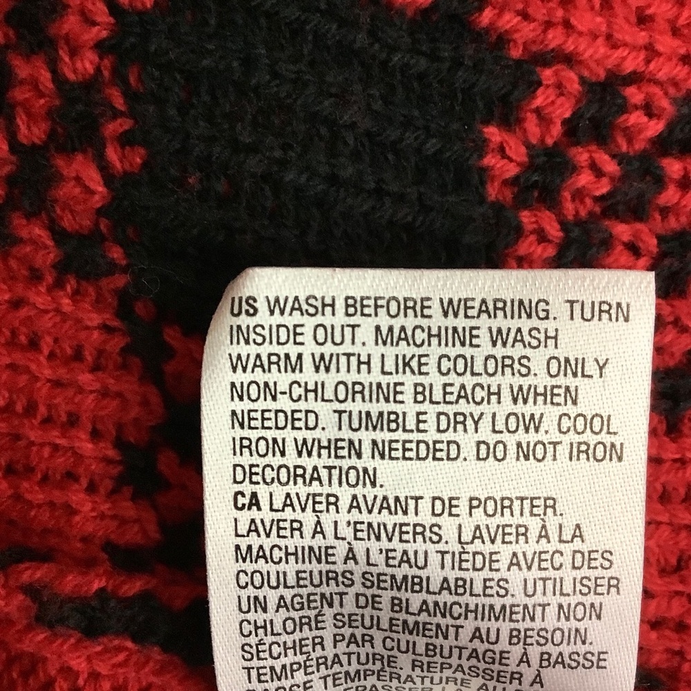 EPIC THREADS Girl’s Plaid/Sequined Heart Sweater Size-S - Picture 5 of 9